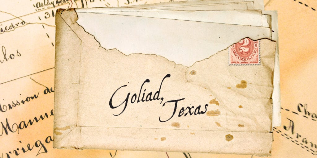 A letter from Goliad with complaints about post Civil War crime and drought in Texas.